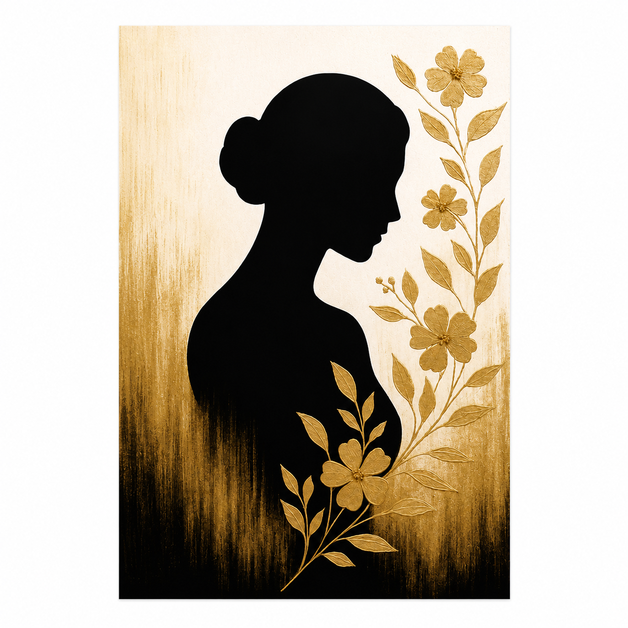 graceful black silhouette 